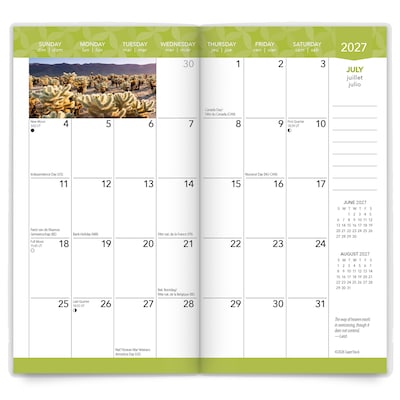 2027-2028 BrownTrout Inspiration 3.5" x 6.5" Monthly Planner (9798330710201)