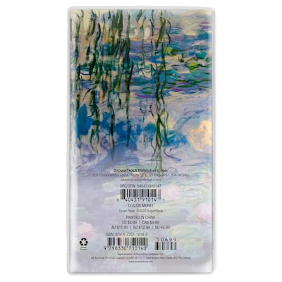 2027-2028 BrownTrout Claude Monet 3.5 x 6.5 Monthly Planner (9798330710140)