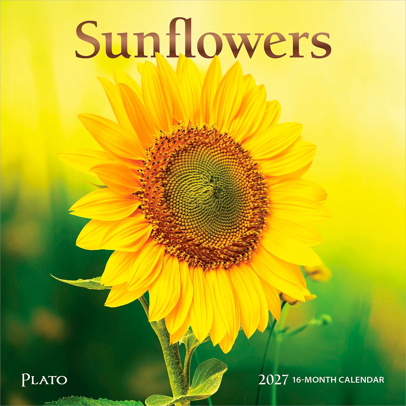 2027 BrownTrout Sunflowers 7 x 7 Monthly Wall Calendar (9798330714964)