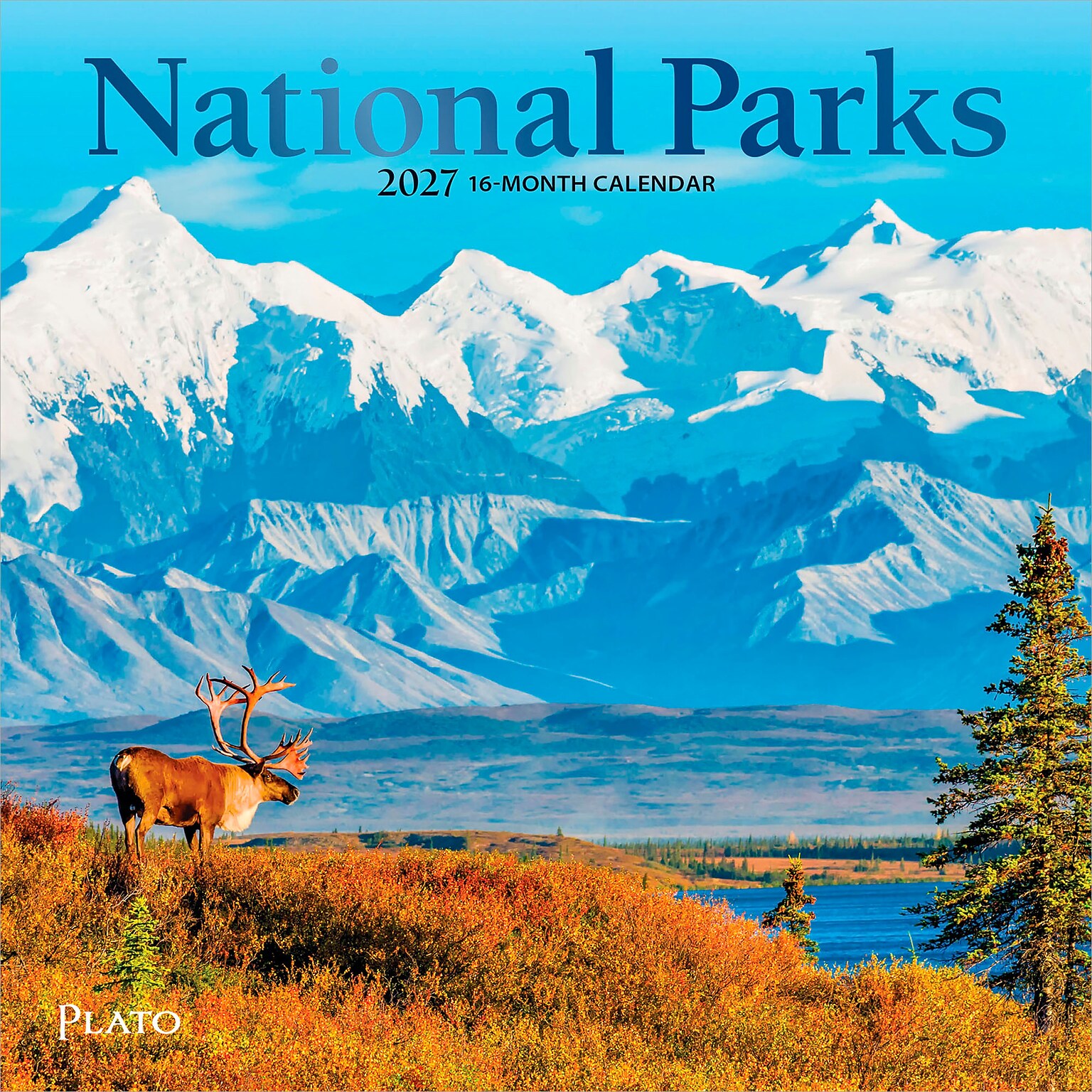 2027 BrownTrout National Parks 7 x 7 Monthly Wall Calendar (9798330713790)