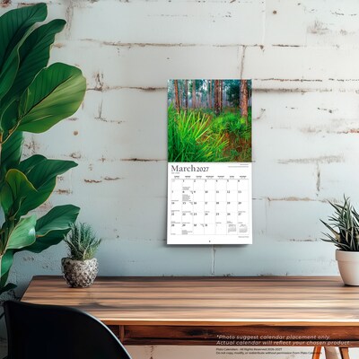 2027 BrownTrout National Parks 7" x 7" Monthly Wall Calendar (9798330713790)