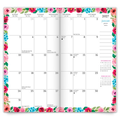 2027-2028 BrownTrout Bonnie Marcus 3.5" x 6.5" Monthly Planner (9798330713073)