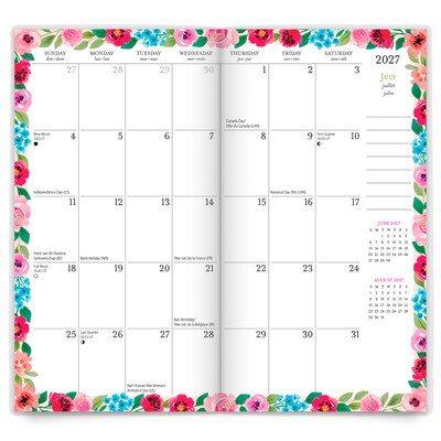 2027-2028 BrownTrout Bonnie Marcus 3.5" x 6.5" Monthly Planner (9798330713073)