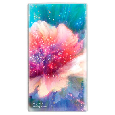 2027-2028 BrownTrout Floral Fireworks 3.5 x 6.5 Monthly Planner (9798330710164)