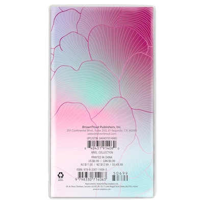 2027-2028 BrownTrout Ariel Collection 3.5 x 6.5 Monthly Planner (9798330714063)