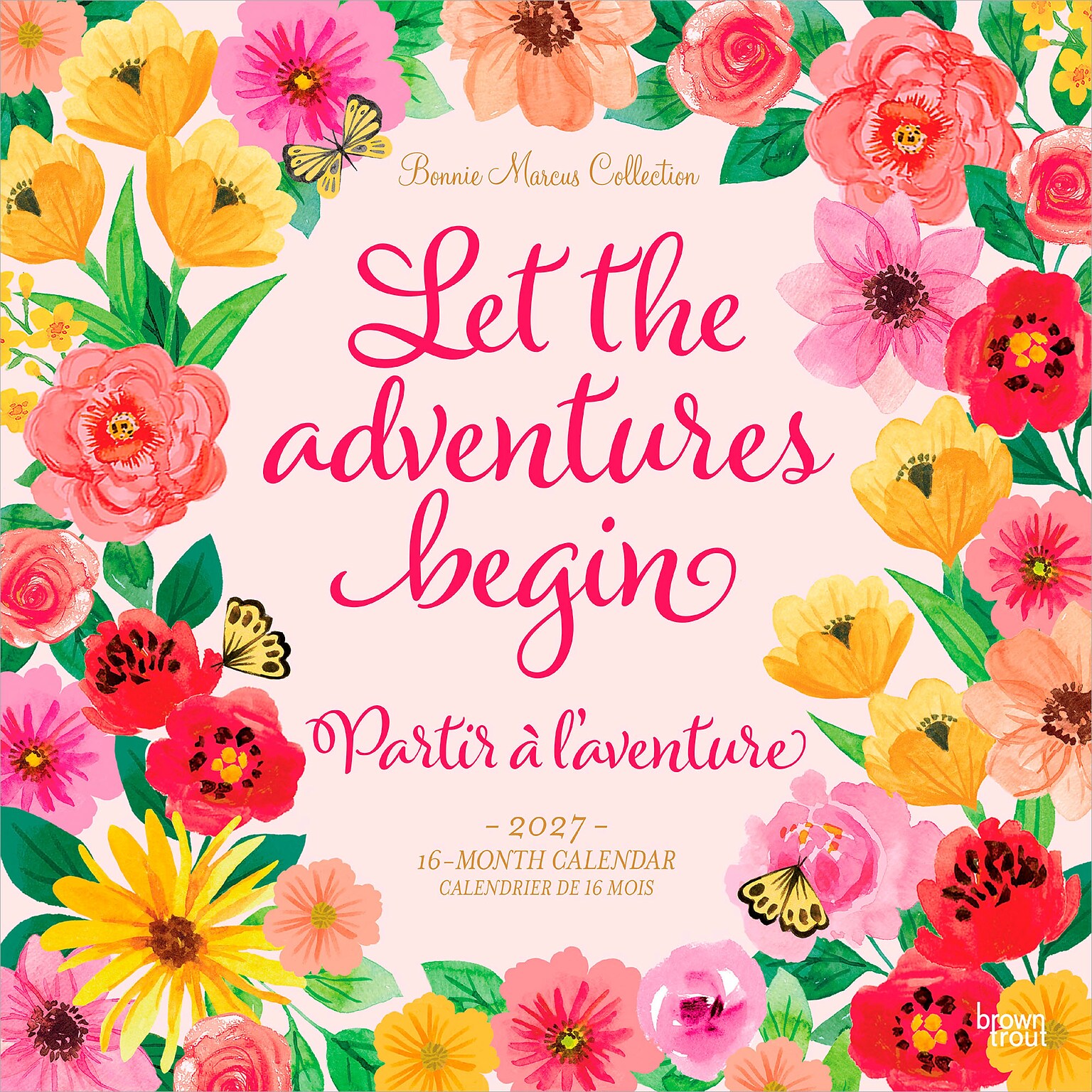 2027 BrownTrout Bonnie Marcus 12 x 12 Monthly Wall Calendar (9798330715008)