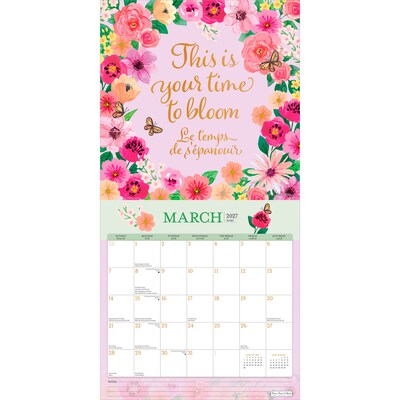 2027 BrownTrout Bonnie Marcus 12" x 12" Monthly Wall Calendar (9798330715008)