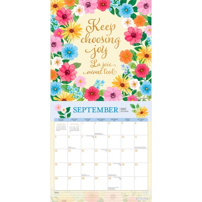 2027 BrownTrout Bonnie Marcus 12" x 12" Monthly Wall Calendar (9798330715008)