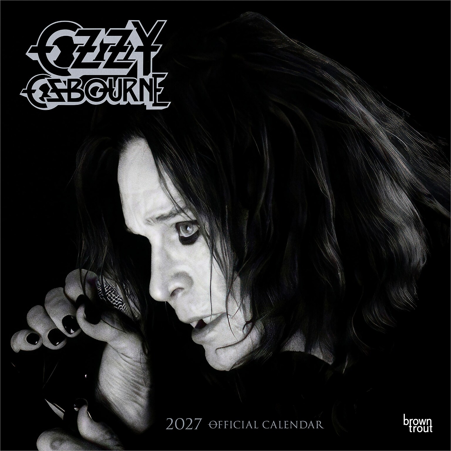 2027 BrownTrout Ozzy Osbourne 12 x 12 Monthly Wall Calendar (9798330716104)