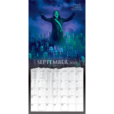 2027 BrownTrout Ozzy Osbourne 12" x 12" Monthly Wall Calendar (9798330716104)