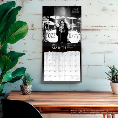 2027 BrownTrout Ozzy Osbourne 12" x 12" Monthly Wall Calendar (9798330716104)