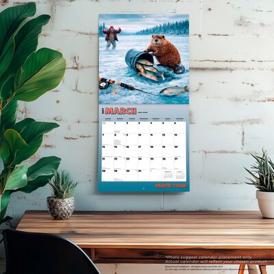 2027 BrownTrout Beaver Tales 12" x 12" Monthly Wall Calendar (9798330716180)