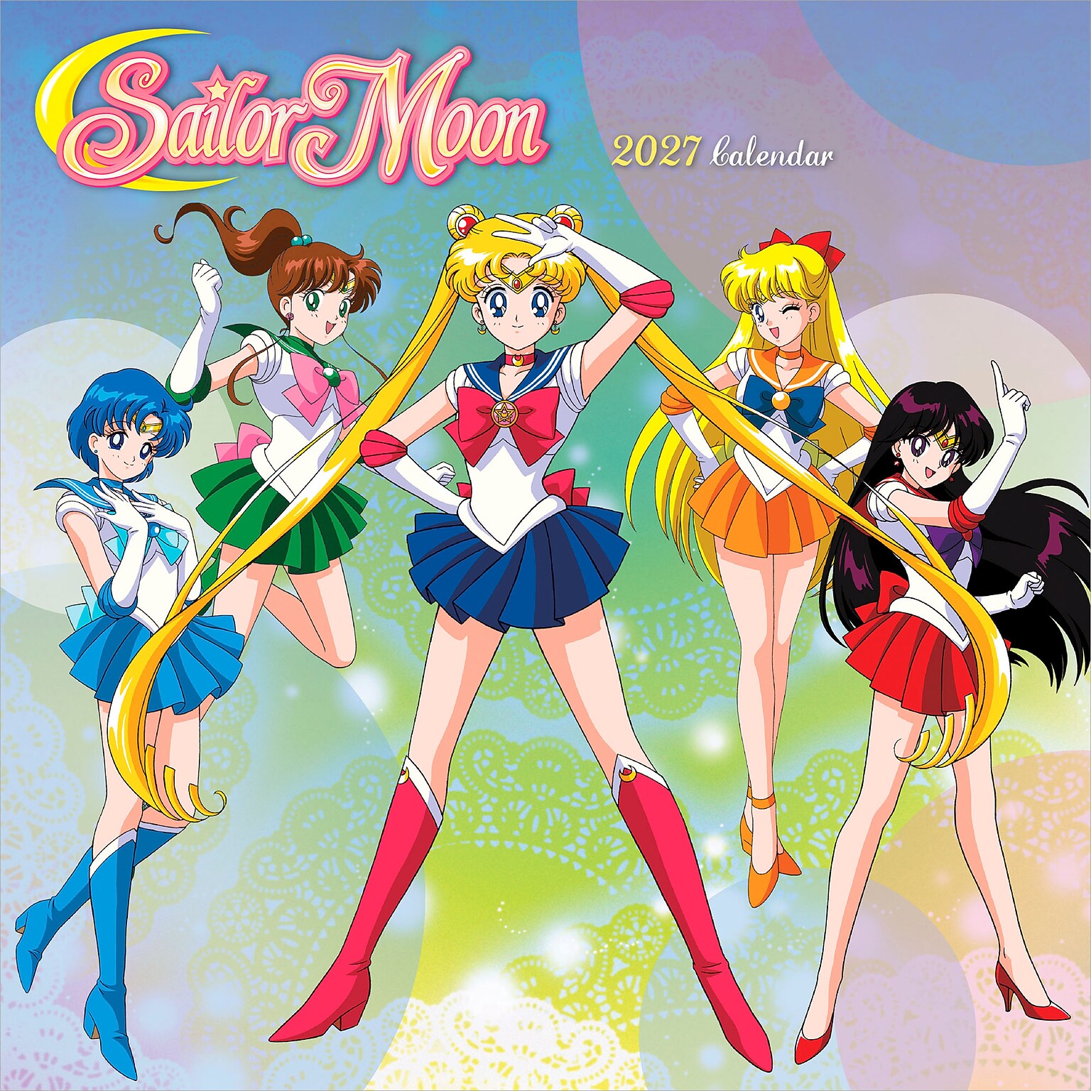 2027 BrownTrout Cal Ink Sailor Moon 12 x 12 Monthly Wall Calendar (9781645917717)