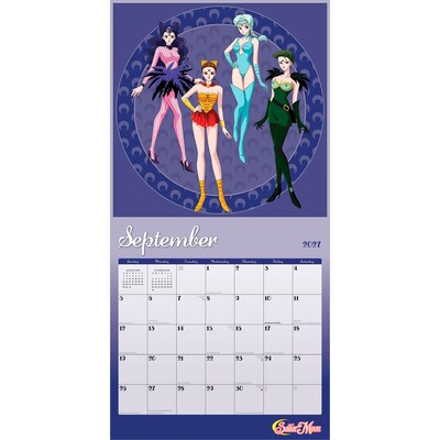 2027 BrownTrout Cal Ink Sailor Moon 12" x 12" Monthly Wall Calendar (9781645917717)