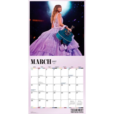 2027 BrownTrout Taylor Swift 12" x 12" Monthly Wall Calendar (9798330715190)