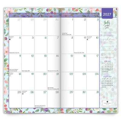 2027-2028 BrownTrout House of Turnowsky 3.5" x 6.5" Monthly Planner (9798330713462)