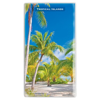 2027-2028 BrownTrout Tropical Islands 3.5 x 6.5 Monthly Planner (9798330710218)