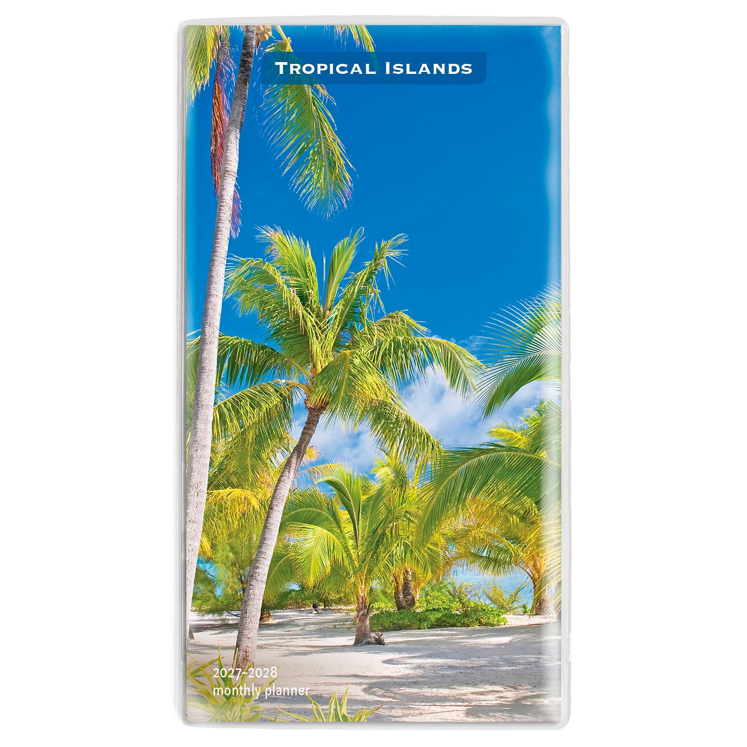 2027-2028 BrownTrout Tropical Islands 3.5 x 6.5 Monthly Planner (9798330710218)