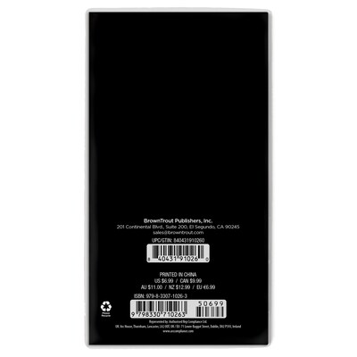 2027-2028 BrownTrout ViewPoint 3.5 x 6.5 Monthly Planner, Black (9798330710263)
