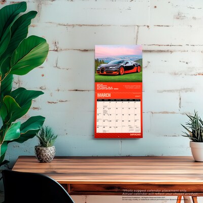 2027 BrownTrout Supercars 7" x 7" Monthly Wall Calendar (9798330709557)