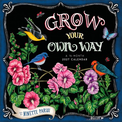 2027 BrownTrout Grow Your Own Way 7 x 7 Monthly Wall Calendar (9781773728902)