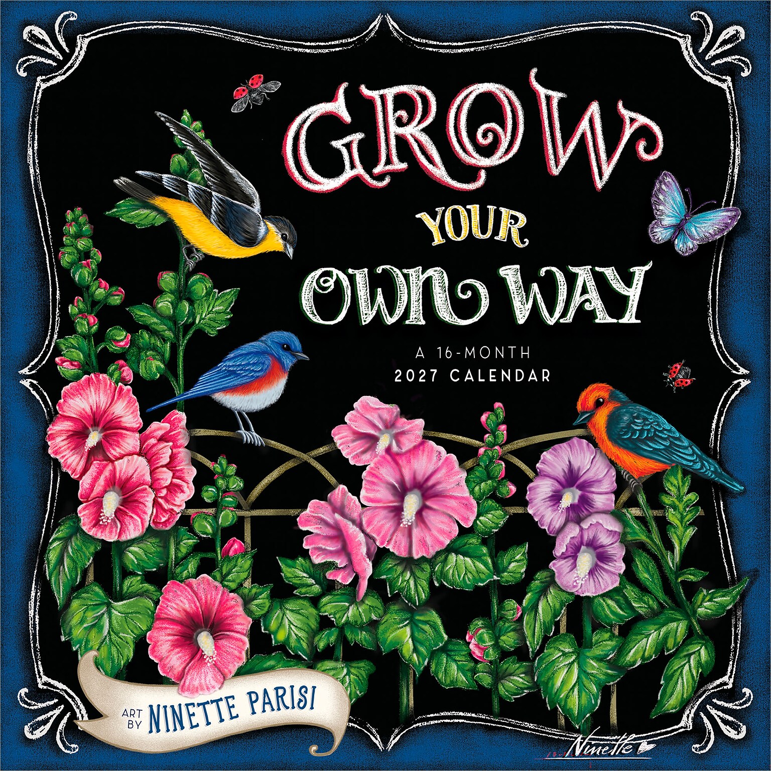 2027 BrownTrout Grow Your Own Way 7 x 7 Monthly Wall Calendar (9781773728902)