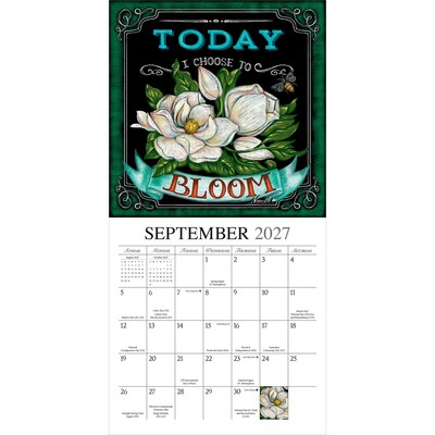 2027 BrownTrout Grow Your Own Way 7" x 7" Monthly Wall Calendar (9781773728902)
