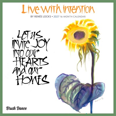 2027 BrownTrout Live with Intention 7 x 7 Monthly Wall Calendar (9798330713301)