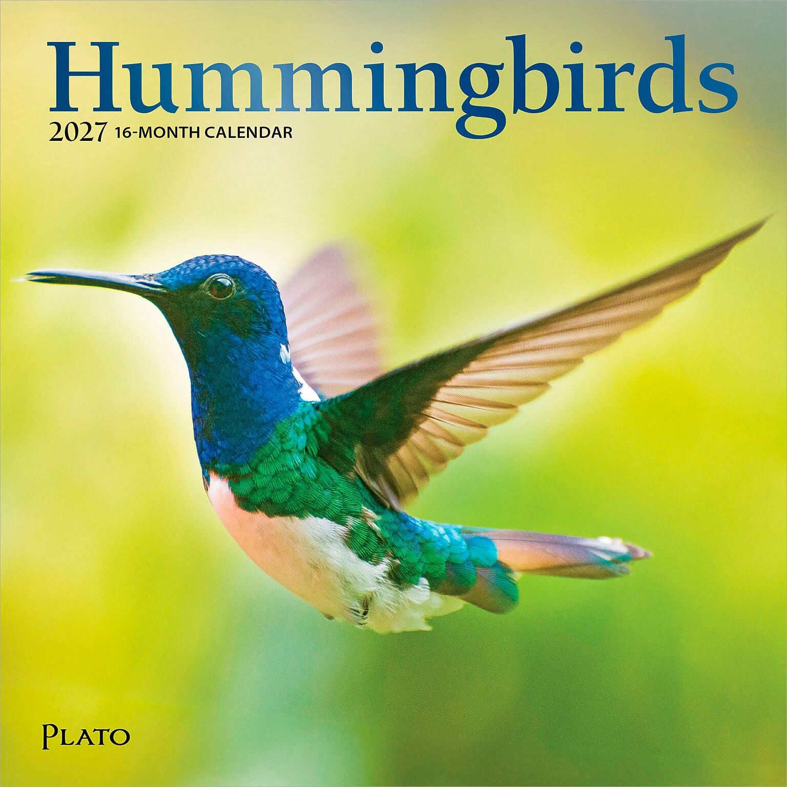 2027 BrownTrout Hummingbirds 7 x 7 Monthly Wall Calendar (9798330713677)