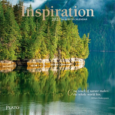 2027 BrownTrout Inspiration 7 x 7 Monthly Wall Calendar (9798330714957)