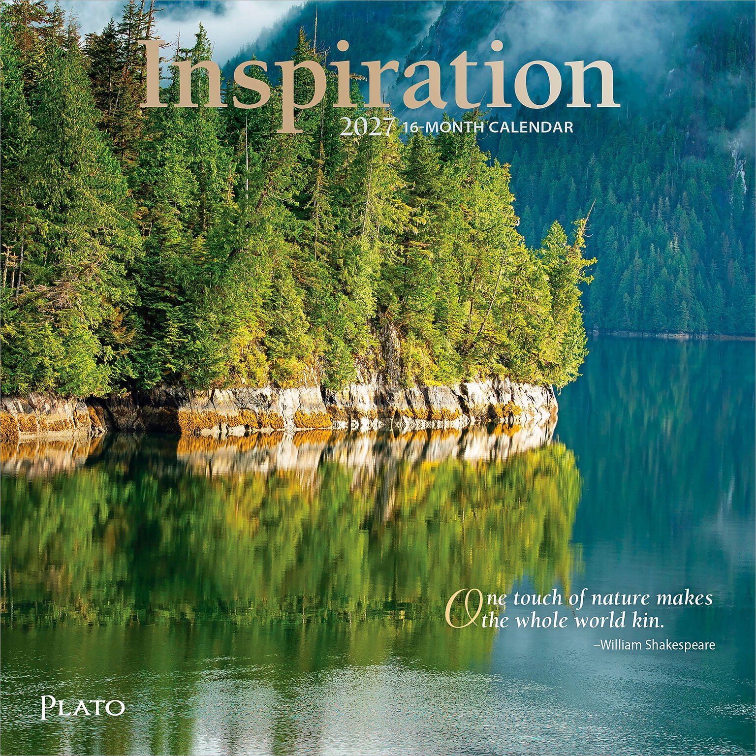 2027 BrownTrout Inspiration 7 x 7 Monthly Wall Calendar (9798330714957)