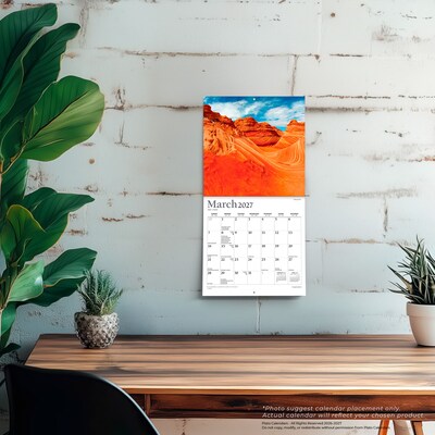 2027 BrownTrout Inspiration 7" x 7" Monthly Wall Calendar (9798330714957)