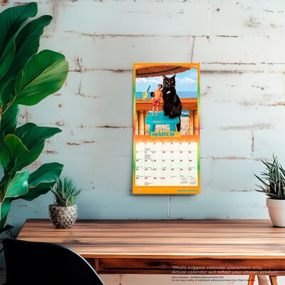 2027 BrownTrout Avanti Cranky Kitties 7" x 7" Monthly Wall Calendar (9798330714926)