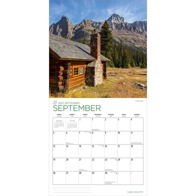 2027 BrownTrout Cabin Country 12" x 12" Monthly Wall Calendar (9781525617225)