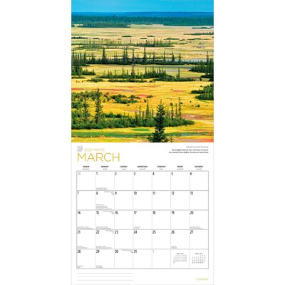 2027 BrownTrout Canada 12" x 12" Monthly Wall Calendar (9781525617263)