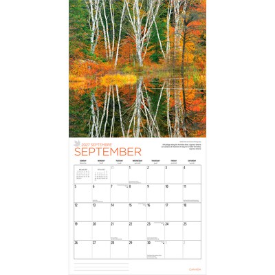 2027 BrownTrout Canada 12" x 12" Monthly Wall Calendar (9781525617263)