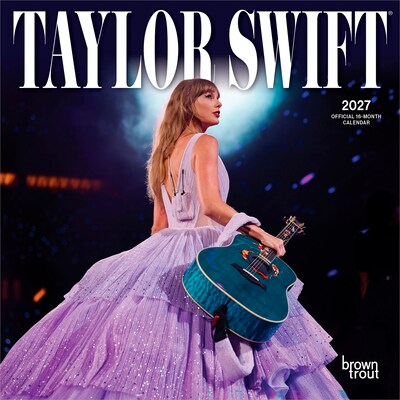 2027 BrownTrout Taylor Swift 7 x 7 Monthly Wall Calendar (9798330713394)