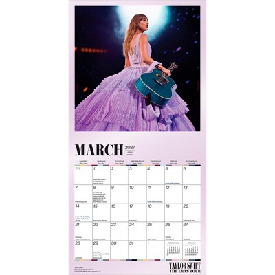 2027 BrownTrout Taylor Swift 7" x 7" Monthly Wall Calendar (9798330713394)