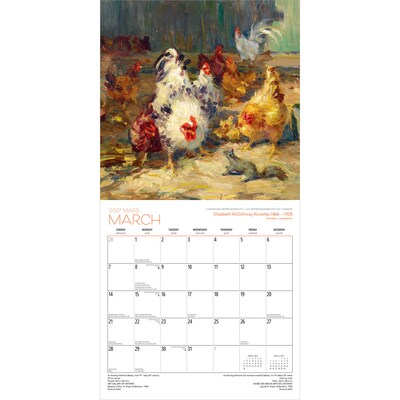 2027 BrownTrout Canadian Impressionists AGO 12" x 12" Monthly Wall Calendar (9781525617454)