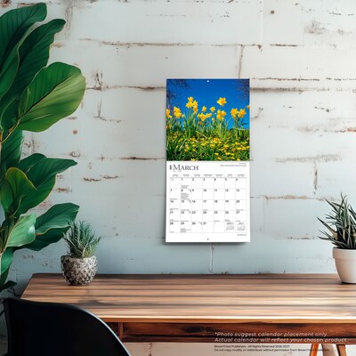 2027 BrownTrout Wildflowers 7" x 7" Monthly Wall Calendar (9798330709618)