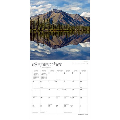 2027 BrownTrout Alaska Wild & Scenic 12" x 12" Monthly Wall Calendar (9798330714056)