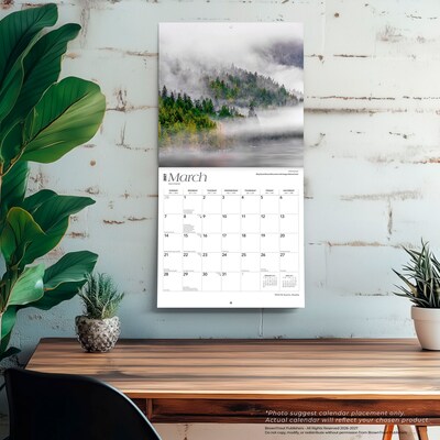 2027 BrownTrout Alaska Wild & Scenic 12" x 12" Monthly Wall Calendar (9798330714056)