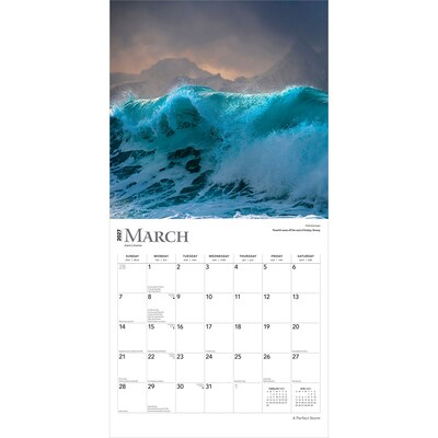2027 BrownTrout A Perfect Storm 12" x 12" Monthly Wall Calendar (9798330711529)