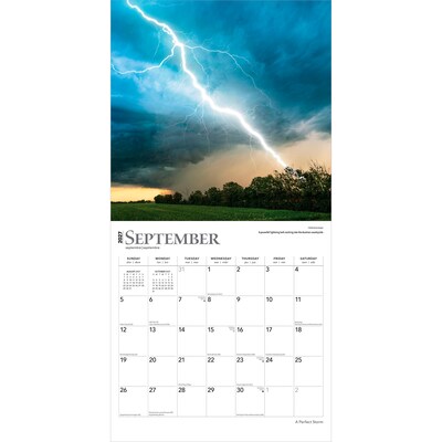 2027 BrownTrout A Perfect Storm 12" x 12" Monthly Wall Calendar (9798330711529)
