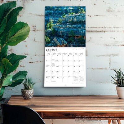 2027 BrownTrout Arizona National Parks & Monuments 12" x 12" Monthly Wall Calendar (9798330710379)