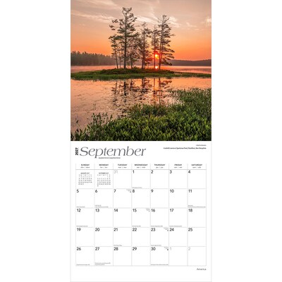 2027 BrownTrout America 12" x 12" Monthly Wall Calendar (9798330710300)