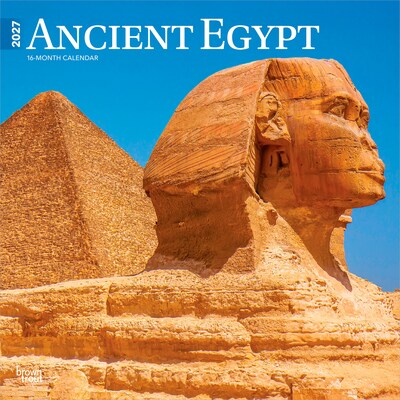 2027 BrownTrout Ancient Egypt 12 x 12 Monthly Wall Calendar (9798330711611)