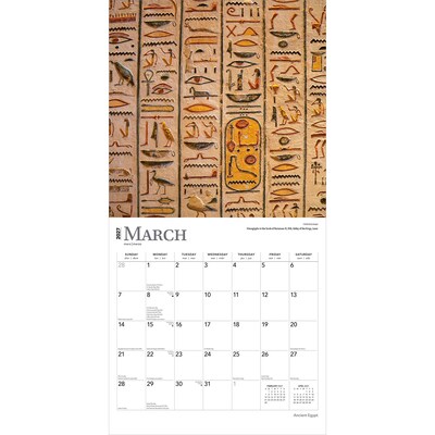 2027 BrownTrout Ancient Egypt 12" x 12" Monthly Wall Calendar (9798330711611)