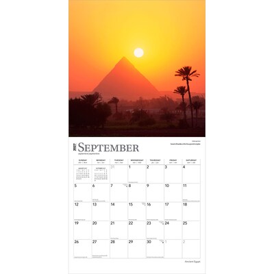 2027 BrownTrout Ancient Egypt 12" x 12" Monthly Wall Calendar (9798330711611)