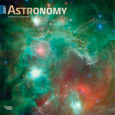 2027 BrownTrout Astronomy 12 x 12 Monthly Wall Calendar (9798330711536)